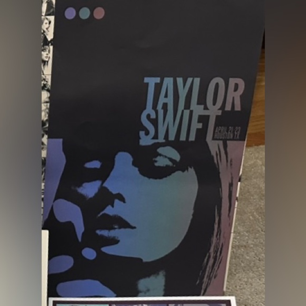 Taylor Swift VIP Houston Poster
